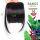 Synthetic Straight Front Neat Fringe Clip In Bangs